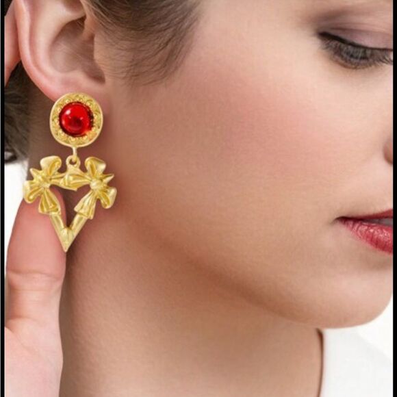 Vintage style earrings A1126 - Picture 2 of 6